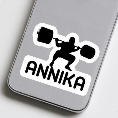 Annika Sticker Weightlifter Image