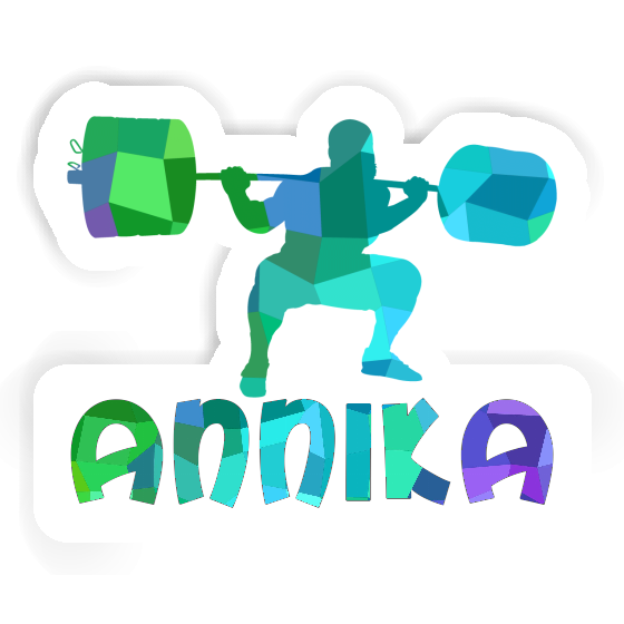 Sticker Weightlifter Annika Gift package Image