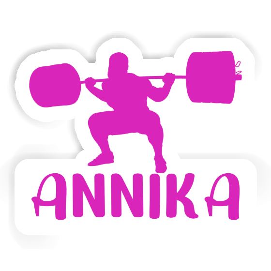 Annika Sticker Gewichtheberin Image