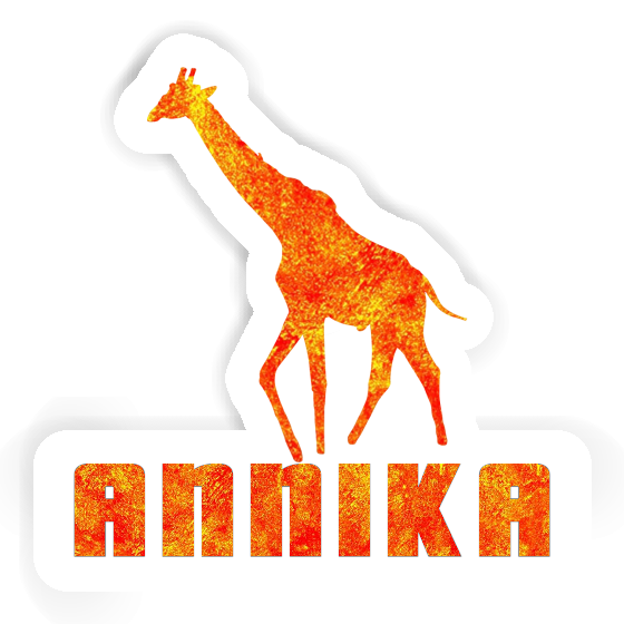 Giraffe Sticker Annika Laptop Image