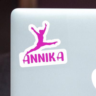 Aufkleber Annika Gymnastin Notebook Image