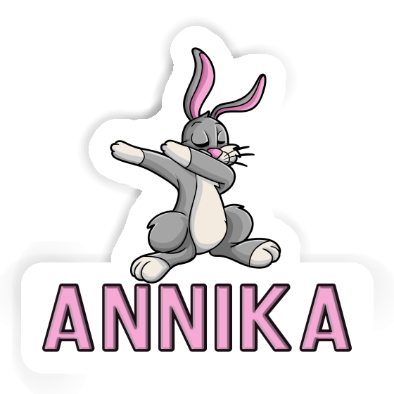 Dabbing Hare Sticker Annika Gift package Image