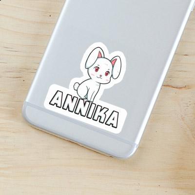 Rabbit Sticker Annika Notebook Image