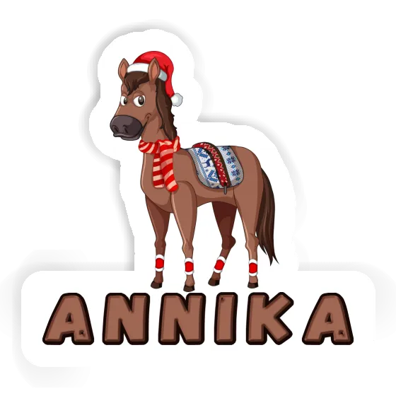 Annika Sticker Christmas Horse Gift package Image