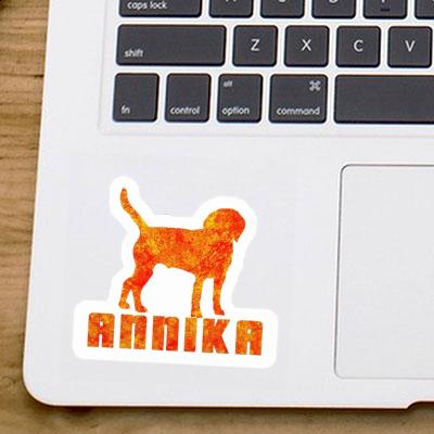 Annika Sticker Dog Laptop Image