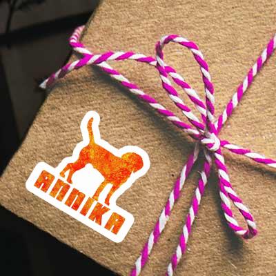 Annika Sticker Dog Notebook Image