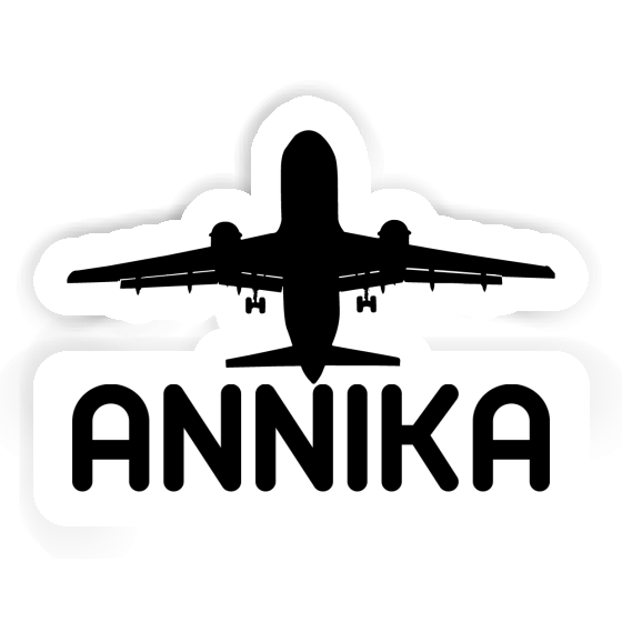 Sticker Jumbo-Jet Annika Laptop Image