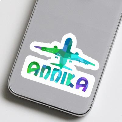 Aufkleber Annika Jumbo-Jet Notebook Image