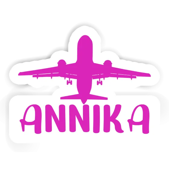 Sticker Jumbo-Jet Annika Notebook Image