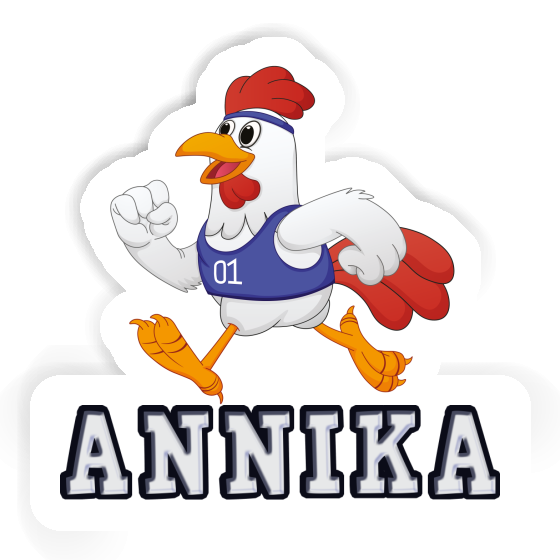 Aufkleber Huhn Annika Image