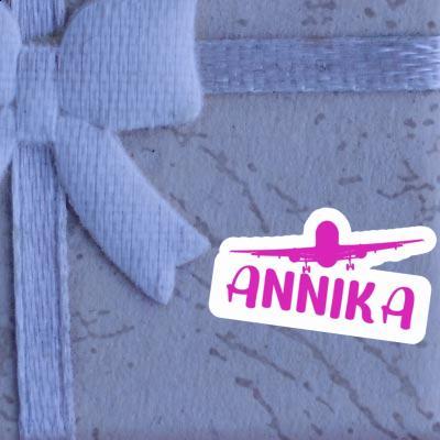 Airplane Sticker Annika Laptop Image