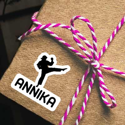 Annika Sticker Karateka Laptop Image