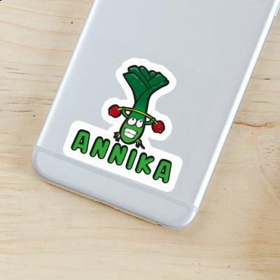 Annika Sticker Leek Notebook Image