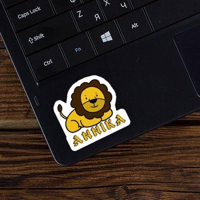 Annika Sticker Lion Notebook Image