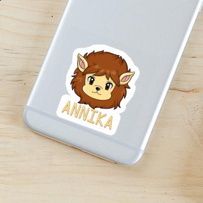 Sticker Lion Annika Laptop Image