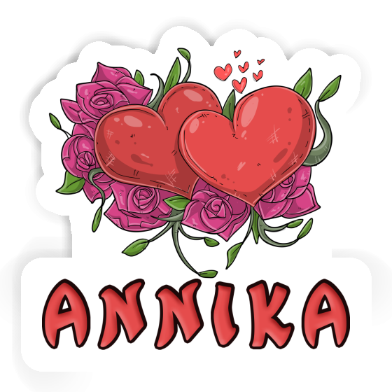 Sticker Annika Heart Notebook Image