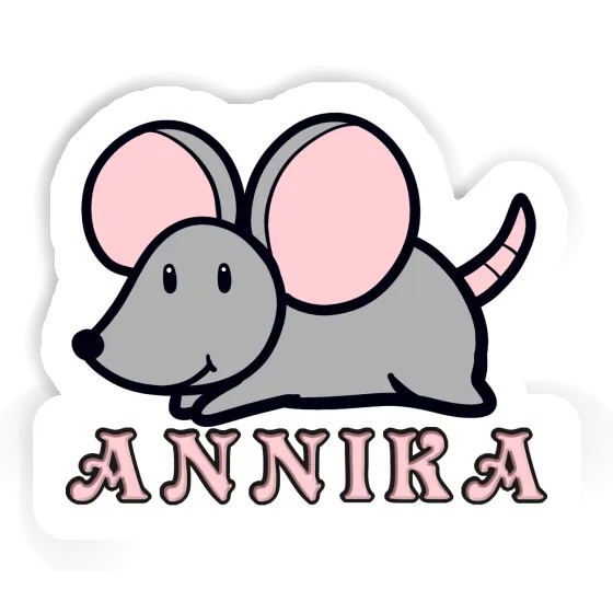 Mouse Sticker Annika Notebook Image