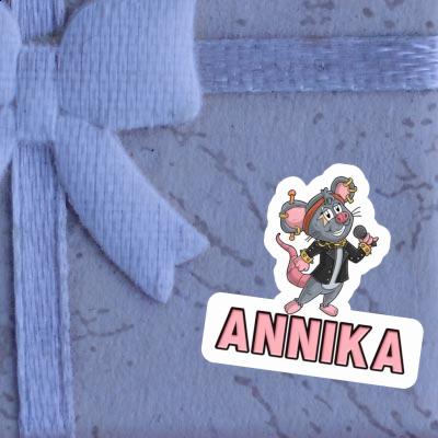 Autocollant Chanteuse Annika Notebook Image