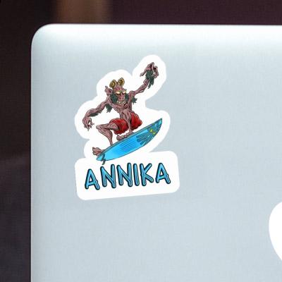 Annika Sticker Surfer Notebook Image