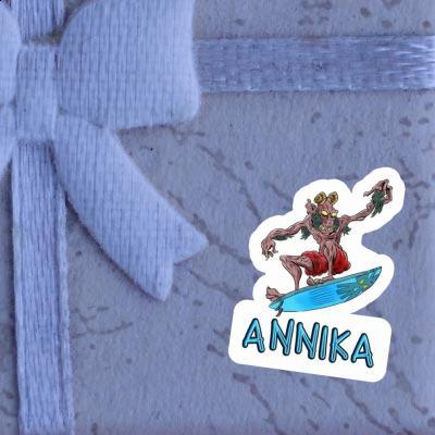 Annika Sticker Surfer Laptop Image