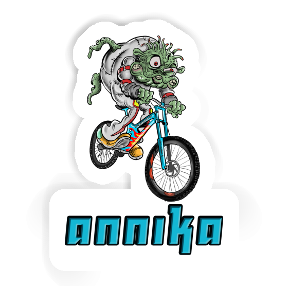 Sticker Annika Biker Laptop Image