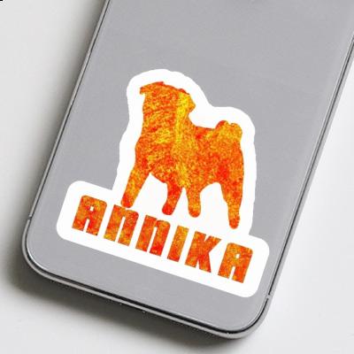 Sticker Pug Annika Laptop Image