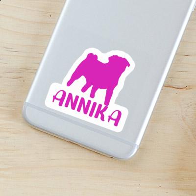 Sticker Pug Annika Laptop Image