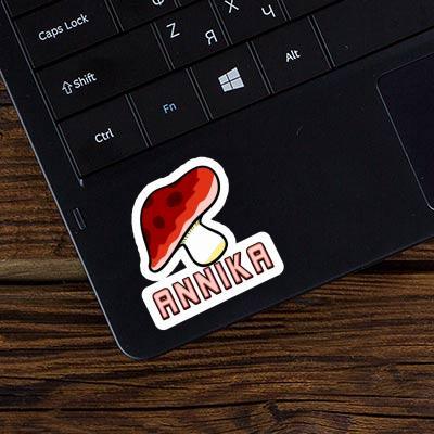 Mushroom Sticker Annika Laptop Image