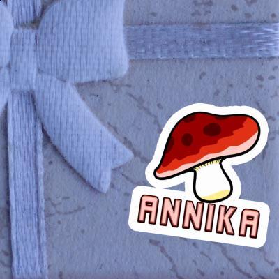 Mushroom Sticker Annika Notebook Image