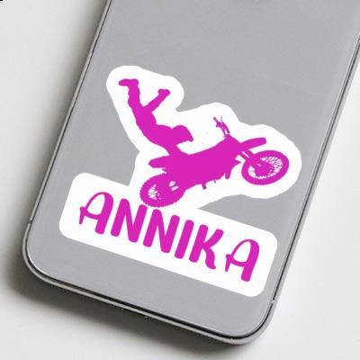 Annika Sticker Motocross Rider Notebook Image