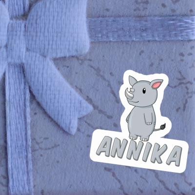 Annika Aufkleber Nashorn Notebook Image