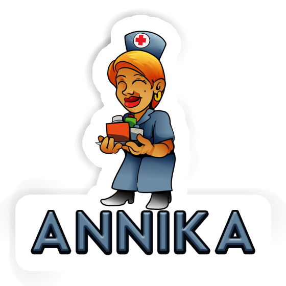 Annika Sticker Nurse Laptop Image