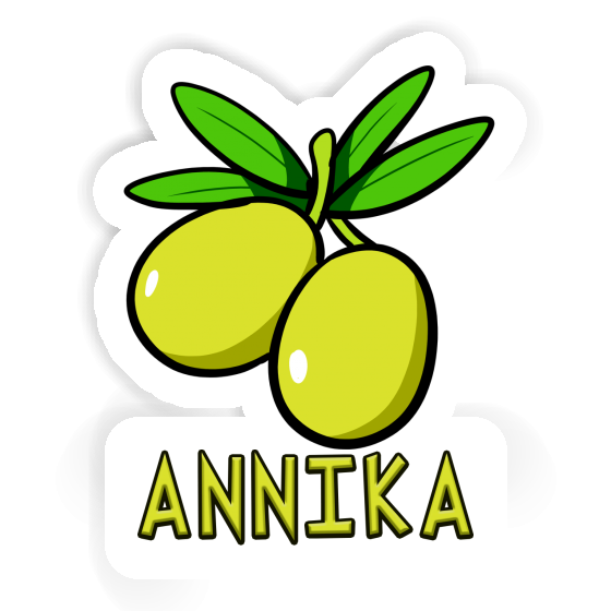 Annika Sticker Olive Gift package Image