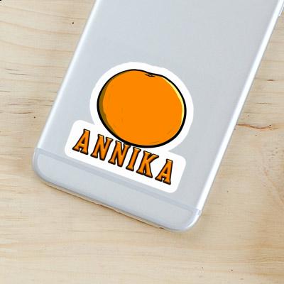 Annika Sticker Orange Gift package Image