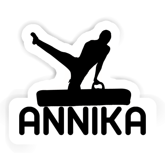 Gymnast Sticker Annika Notebook Image