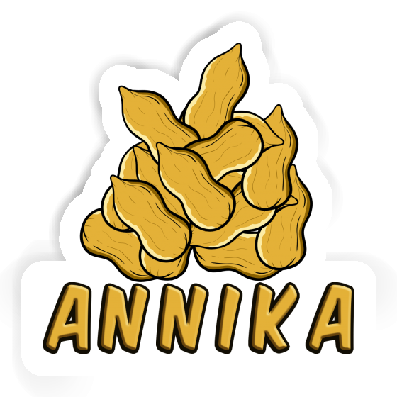 Annika Sticker Peanut Notebook Image