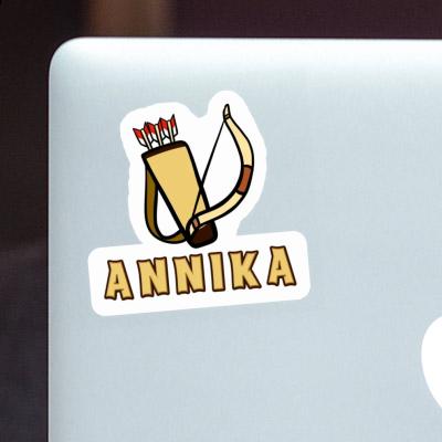 Annika Sticker Pfeilbogen Laptop Image