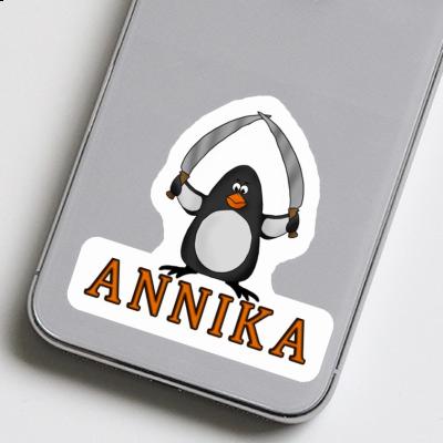 Annika Autocollant Pingouin Laptop Image