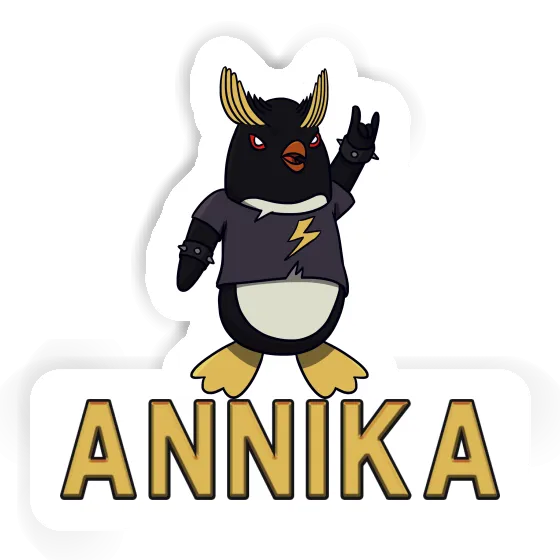 Sticker Annika Rocking Penguin Laptop Image