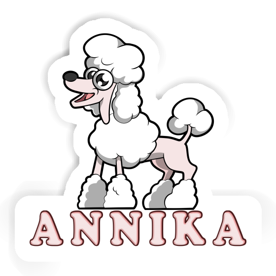 Caniche Autocollant Annika Gift package Image