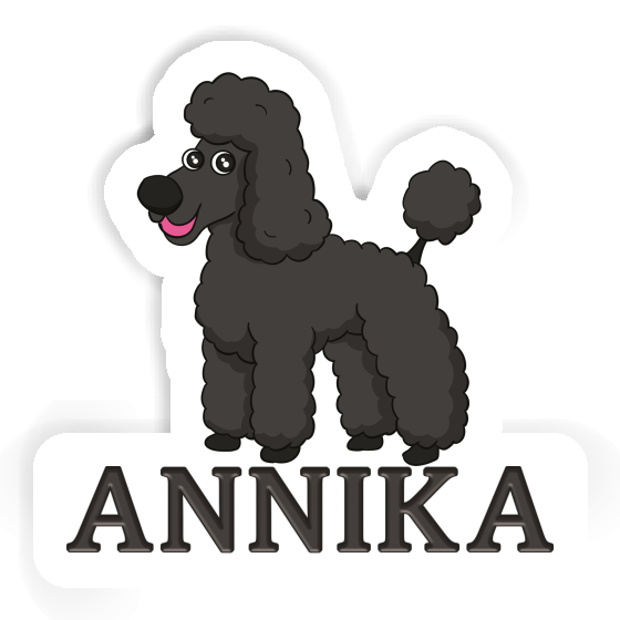 Annika Sticker Poodle Laptop Image