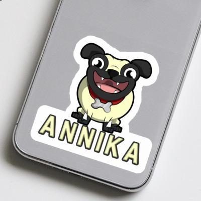 Sticker Annika Pug Gift package Image