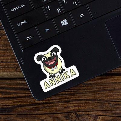 Sticker Annika Pug Image