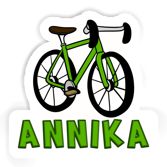 Sticker Racing Bicycle Annika Laptop Image