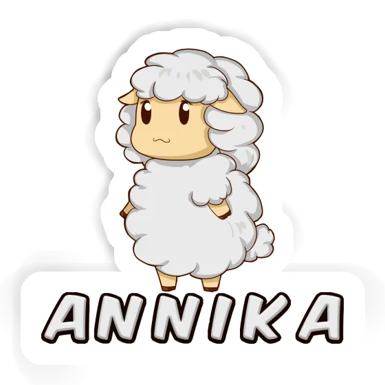 Sticker Sheep Annika Notebook Image