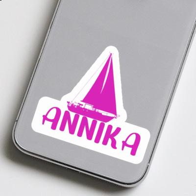 Sticker Annika Sailboat Laptop Image