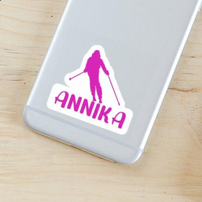 Autocollant Skieuse Annika Laptop Image