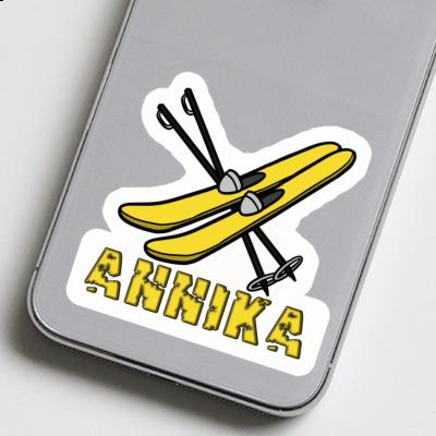 Ski Sticker Annika Image