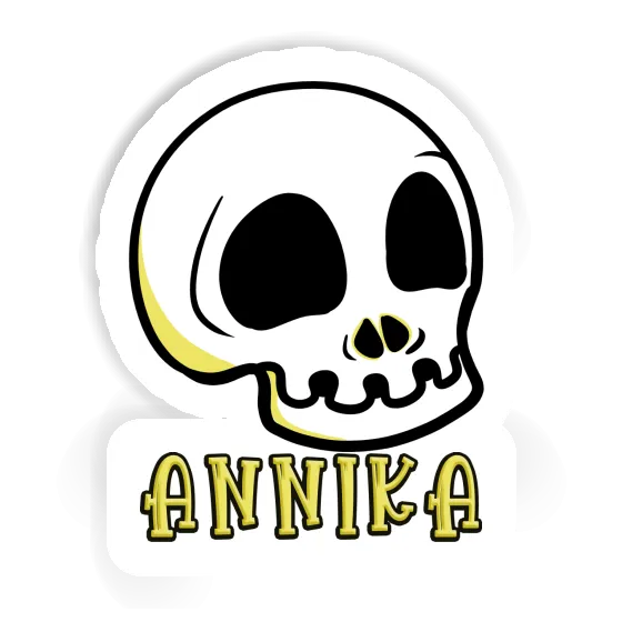 Sticker Annika Skull Image