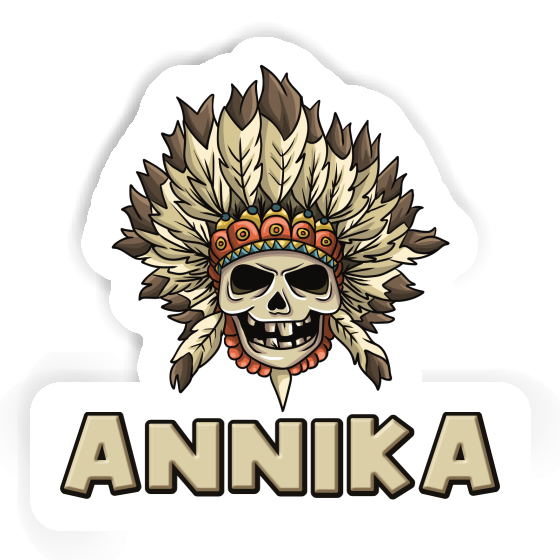 Annika Sticker Kids Skull Image